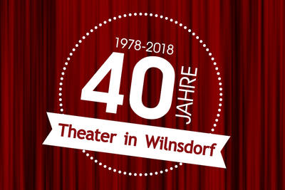 Slogan 40 Jahre Theater in Wilnsdorf