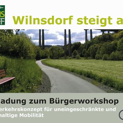 Bild vergr��ern: Einladung zum Workshop Radverkehrskonzept