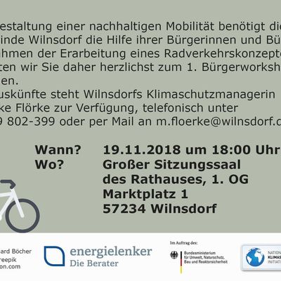 Bild vergr��ern: Einladung zum Workshop Radverkehrskonzept (R�ckseite)