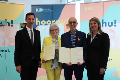 Verleihung Verdienstmedaille Ehepaar Kremer
