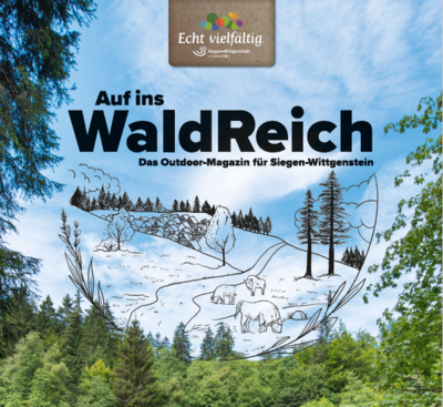 Bild vergr��ern: Auf 24 Seiten zeigt das neue Magazin unsere urw�chsig gebliebene Heimat und l�dt zum Besuch ein. Die Publikation soll Urlauber inspirieren und auf Siegen-Wittgenstein Lustmachen.