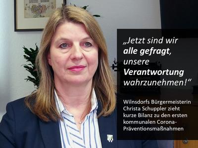 Bild vergr��ern: B�rgermeisterin Schuppler gibt kurzen R�ckblick im Interview