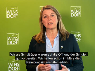 Bild vergr��ern: Unterrichtsbeginn, Ank�ndigung der Maskenpflicht in Bussen und beim Einkaufen - hinter uns liegt wieder eine Woche mit vielen Nachrichten und Ereignissen. B�rgermeisterin Christa Schuppler zieht eine kurze Bilanz.
