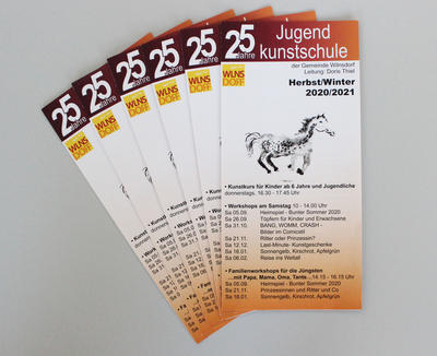 Flyer Jugendkunstschule 2020/2021