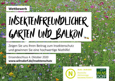 Plakat Wettbewerb Insektenschutz