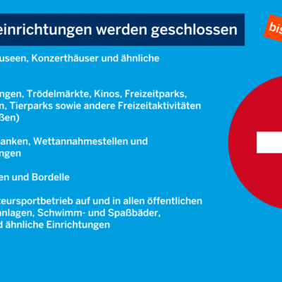 Bild vergr��ern: Neuregelungen der Coronaschutzverordnung ab 02.11.2020 - Infografik 2/6