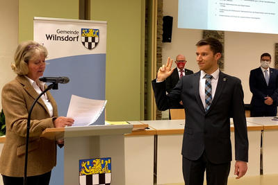 Vereidigung von B�rgermeister Gieseler
