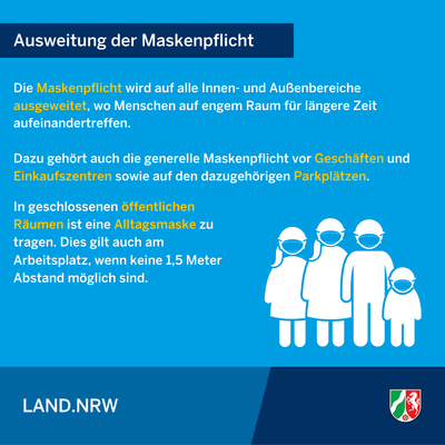 Bild vergr��ern: Neuregelungen der Coronaschutzverordnung ab 01.12.2020 - Infografik 2/7