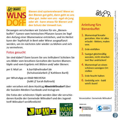 Bild vergr��ern: Anleitung f�rs Bienenbuffet