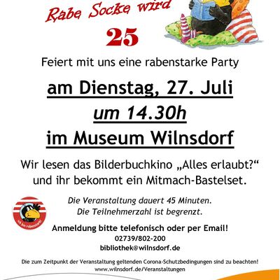Bild vergr��ern: Bilderbuch-Kino Rabe Socke