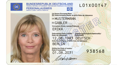 Bild vergr��ern: Neuer Personalausweis ab 02.08.2021