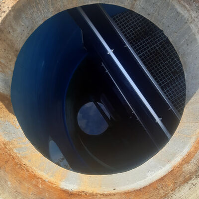 Bild vergr��ern: In der Anlage sind mehrere Filterstufen eingebaut, um das Abwasser besser zu reinigen und sauberer in den Wildenbach zu leiten.