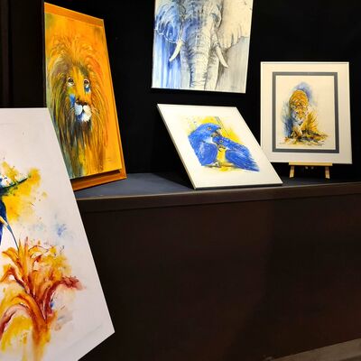 Bild vergr��ern: Sonderausstellung "Tierische Vielfalt in Aquarell"