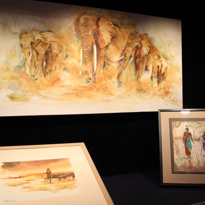 Bild vergr��ern: Sonderausstellung "Tierische Vielfalt in Aquarell"