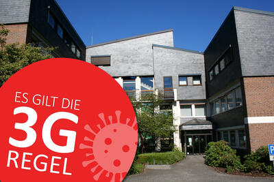 Zutritt zum Rathaus nur mit 3G-Nachweis