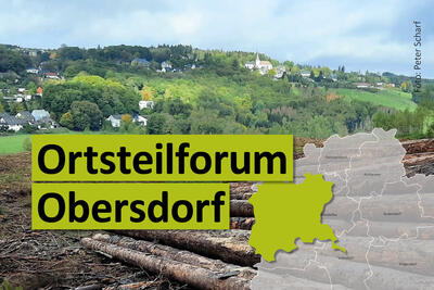 Bild vergr��ern: Am 9. November 2022 findet das Ortsteilforum Obersdorf statt.