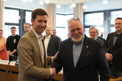 Vereidigung Reinhold Kopfer