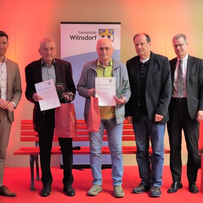 Bild vergr��ern: Sportlerehrung 2023 - Dieter Grisse, Gerhard Grisse