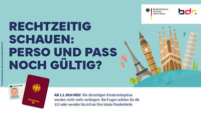 Bild vergr��ern: Rechtzeitig schauen: Perso und Pass noch g�ltig?