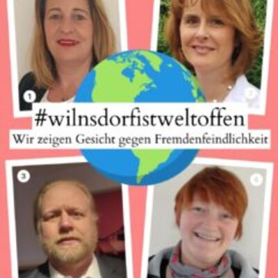Bild vergr��ern: Hier zeigen ihr Gesicht:
1. Tanja Knipp, Wilgersdorfer Ratsmitglied
2. Melanie J�ckel-Braach, Leiterin des kath. Kindergartens Sternenland
3. Stefan Dohme, Fraktionsvorsitzender der SPD Wilnsdorf
4. Elke Thomas, Vorsitzende des CVJM Wilgersdorf