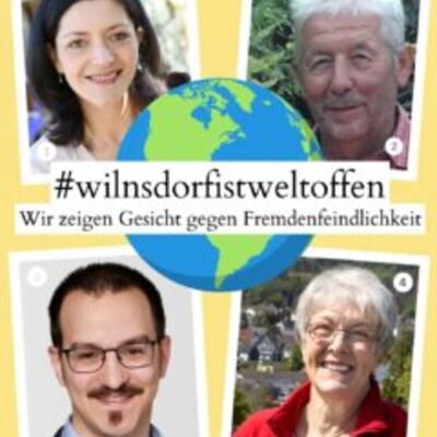 Bild vergr��ern: Hier zeigen ihr Gesicht:
1. Sonja Mrozewski, Leiterin Familienzentrum St. Josef Wilgersdorf
2. Gerd Hartmann, Vorsitzender SGV und Schellengruppe Wilgersdorf
3. Dennis Schneider, Fraktionsvorsitzender der CDU Wilnsdorf
4. Annegret Berg, Wilgersdorfer Ratsmitglied