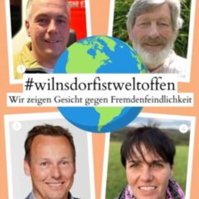 Bild vergr��ern: Hier zeigen ihr Gesicht:
1. Tim Schneider, L�scheinheitsf�hrer Feuerwehr Wilgersdorf
2. Ekkehard Blume, Fraktionsvorsitzender Gr�ne Wilnsdorf
3. Michael Mockenhaupt, Wilnsdorfer Ratsmitglied
4. Alexandra Schmelzer, Kriminalhauptkomissarin