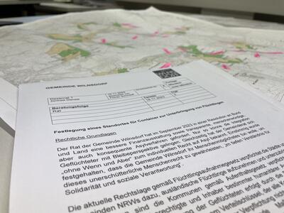 Container f�r Gefl�chtete - Statement des B�rgermeisters