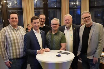 Unterzeichnung Resolution Erschlie�ungsbeitr�ge
