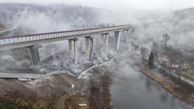 Sprengung Talbr�cke Landeskrone