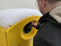 Bild vergr��ern: Altspeisefett-Sammelbeh�lter der Firma M�nzer jetzt auch in Wilnsdorf