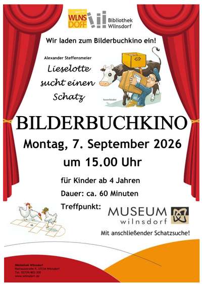 Bild vergr��ern: Bilderbuchkino "Lieselotte sucht einen Schatz"