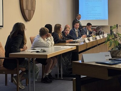 Die Jugendlichen stellen ihre Ideen bei der Ratssitzung am 24.9. vor