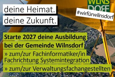 Bild vergr��ern: Starte 2027 deine Ausbildung bei der Gemeinde Wilnsdorf