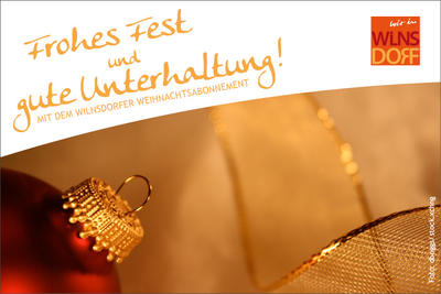 Das Wilnsdorfer Weihnachtsabo l�dt dazu ein, Theater- und Konzertbesuche zu verschenken.