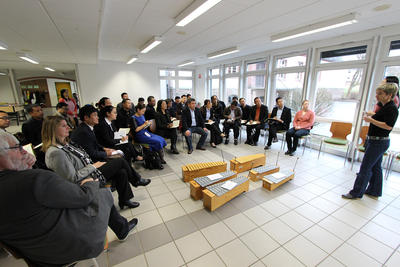 Musik spielt eine wichtige Rolle an der Grundschule Wilgersdorf. Davon konnte sich k�rzlich eine chinesische Delegation �berzeugen. 