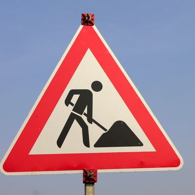 Bild vergr��ern: Hinweis auf Bauarbeiten in der Gemeinde Wilnsdorf